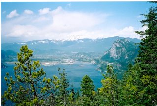Viewpoint, looking north on the trail to Petgill Lake 2001-04.